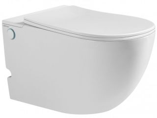 Подвесной унитаз ABBER Bequem AC1105P с импульсным смывом белый